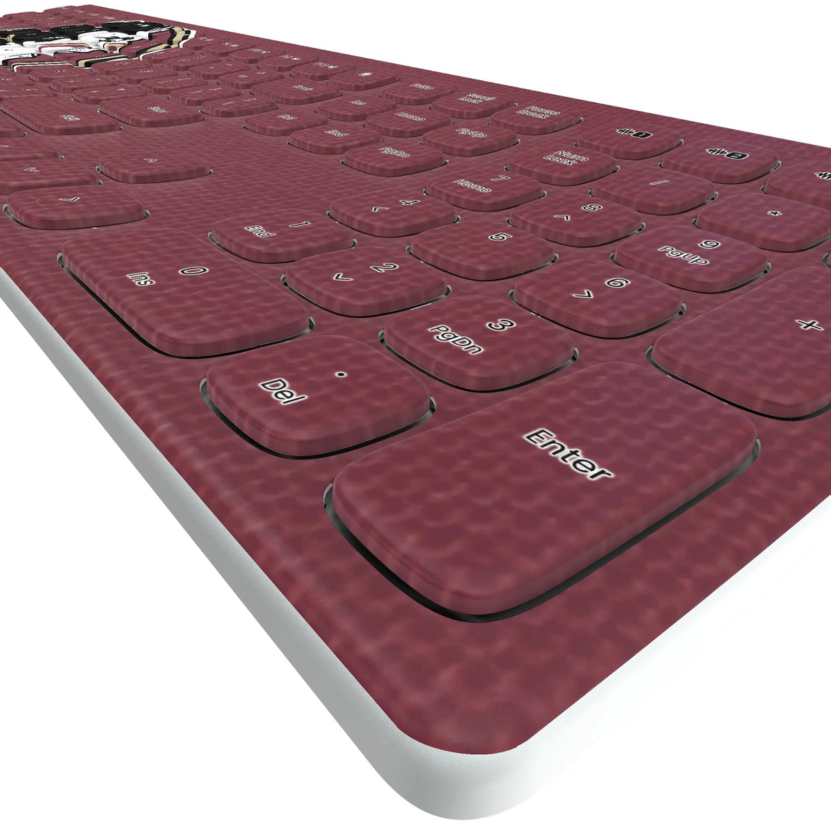 Florida State University Seminoles Solid Curved Wireless Keyboard