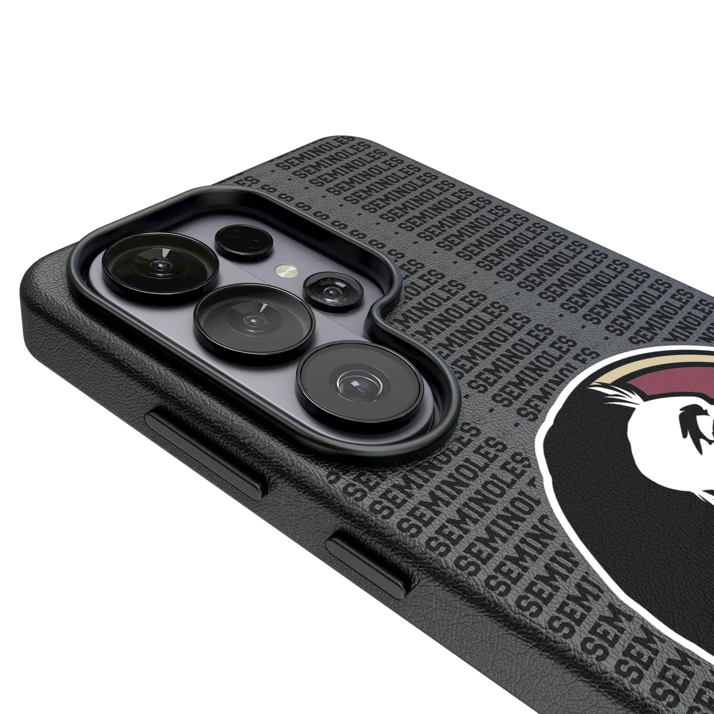 Florida State University Seminoles Text Backdrop MagSafe Compatible Phone Case for Samsung Galaxy