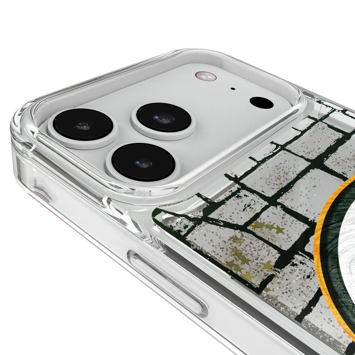 Green Bay Packers Brick Glitter Phone Case for Apple iPhone