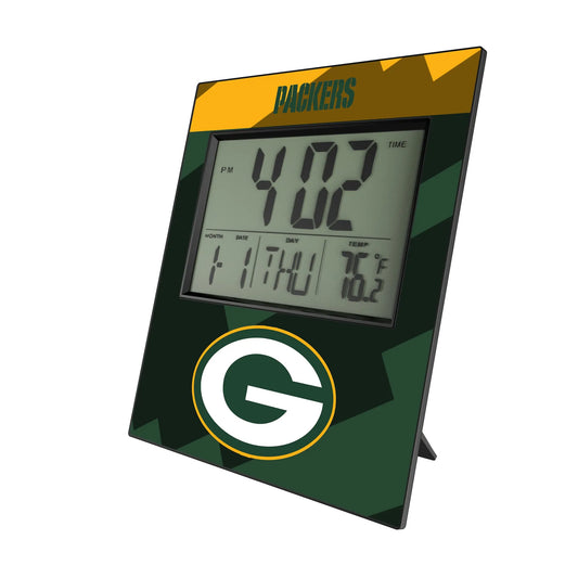 Green Bay Packers Color Block Wall Clock
