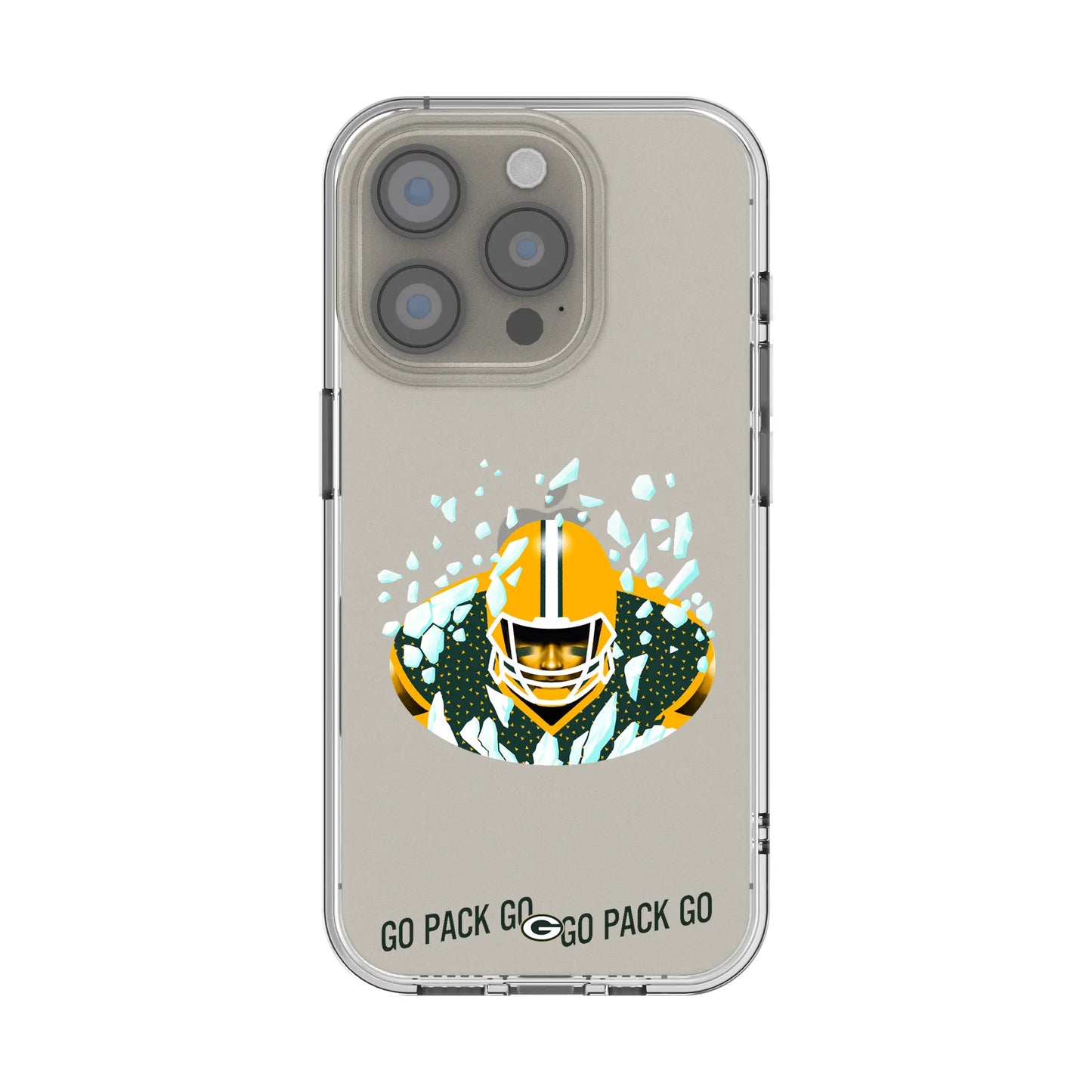 Green Bay Packers Deco Clear Phone Case for Apple iPhone