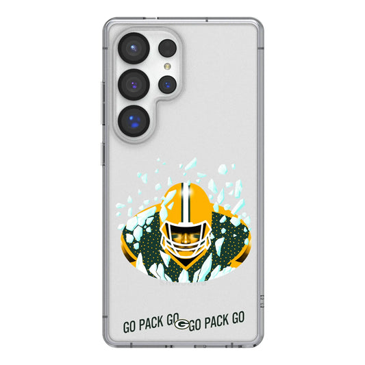 Green Bay Packers Deco Clear Phone Case for Samsung Galaxy