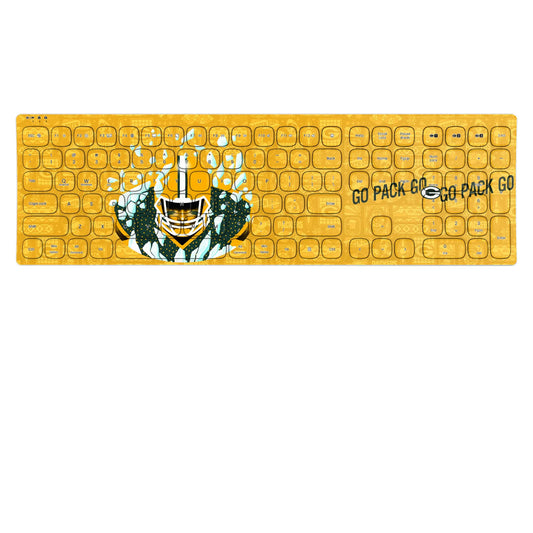 Green Bay Packers Deco Curved Wireless Keyboard