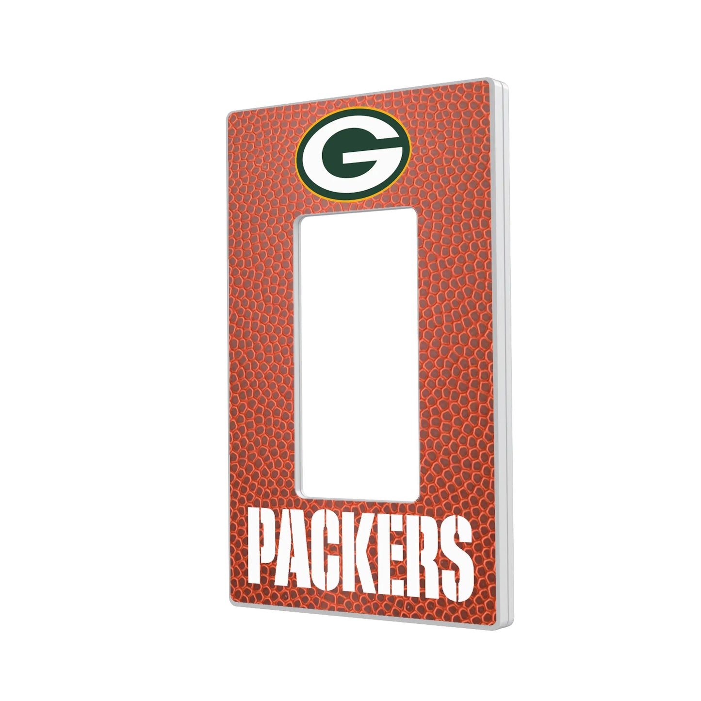 Green Bay Packers Football Hidden-Screw Light Switch Plate