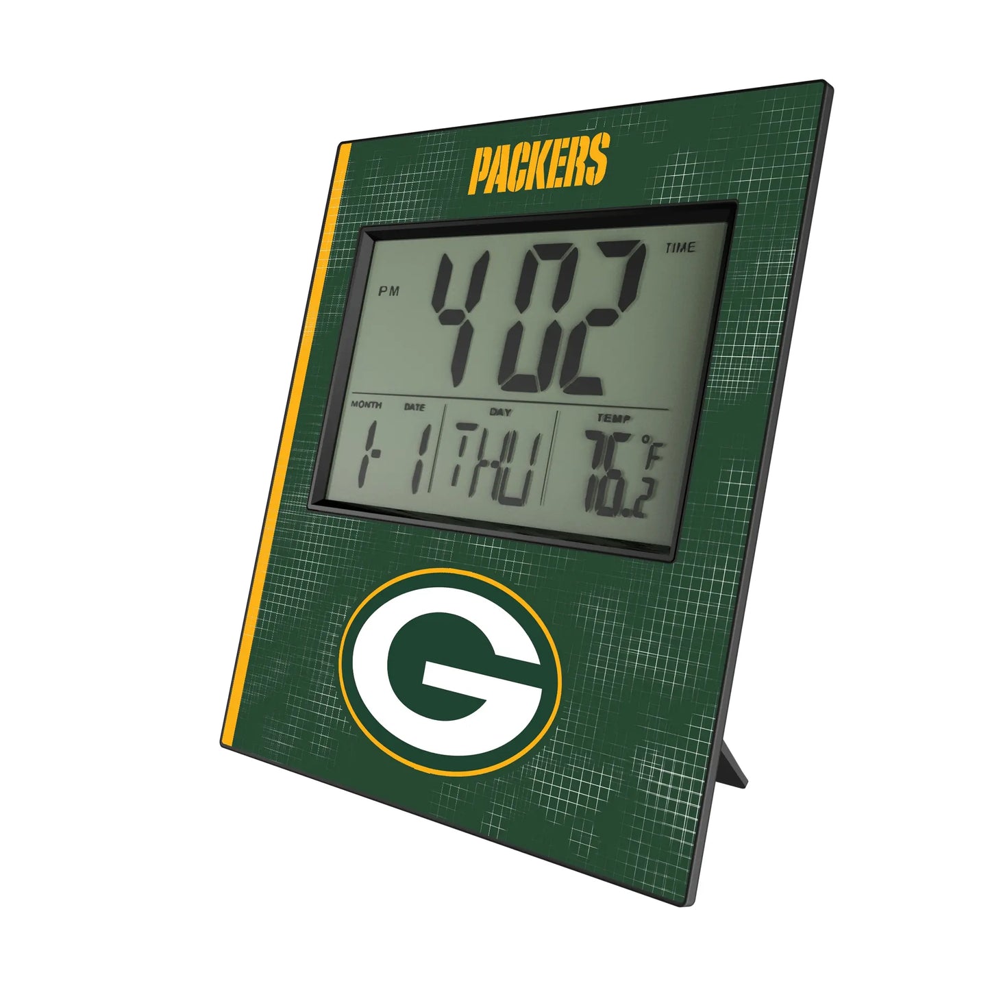 Green Bay Packers Hatch Wall Clock