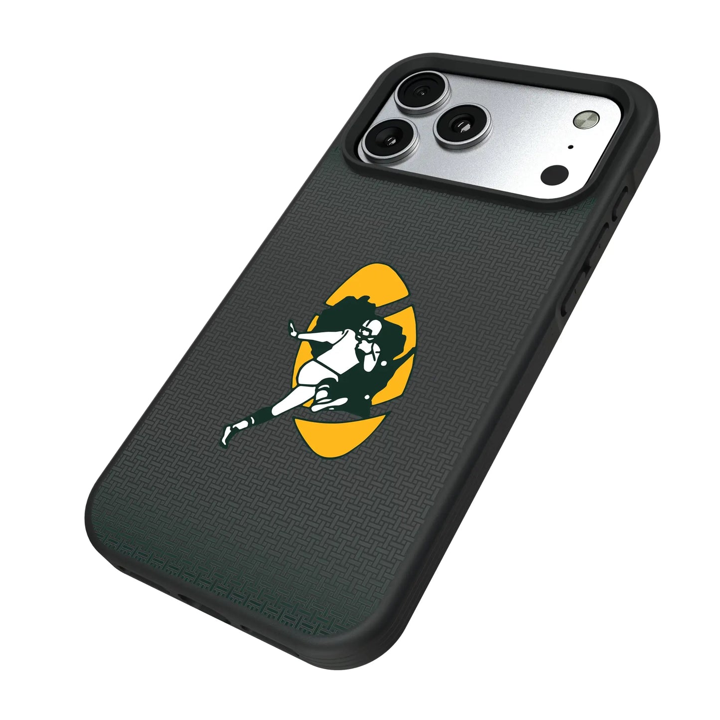 Green Bay Packers Historic Collection Linen Bump Phone Case for Apple iPhone
