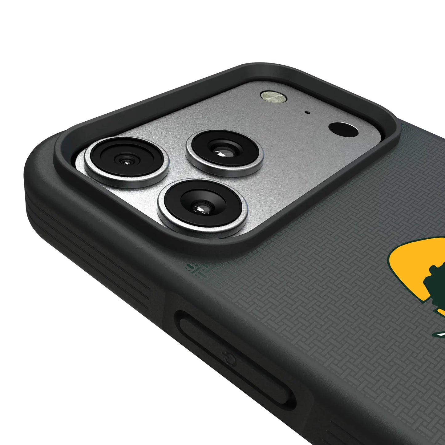 Green Bay Packers Historic Collection Linen Bump Phone Case for Apple iPhone