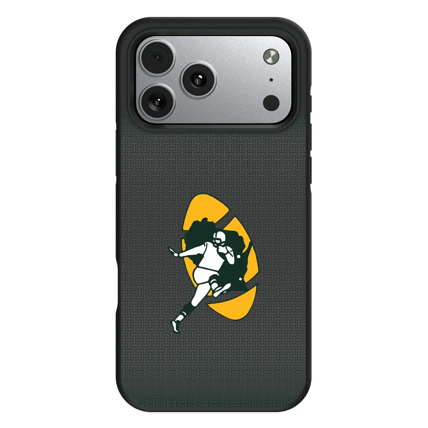 Green Bay Packers Historic Collection Linen Bump Phone Case for Apple iPhone