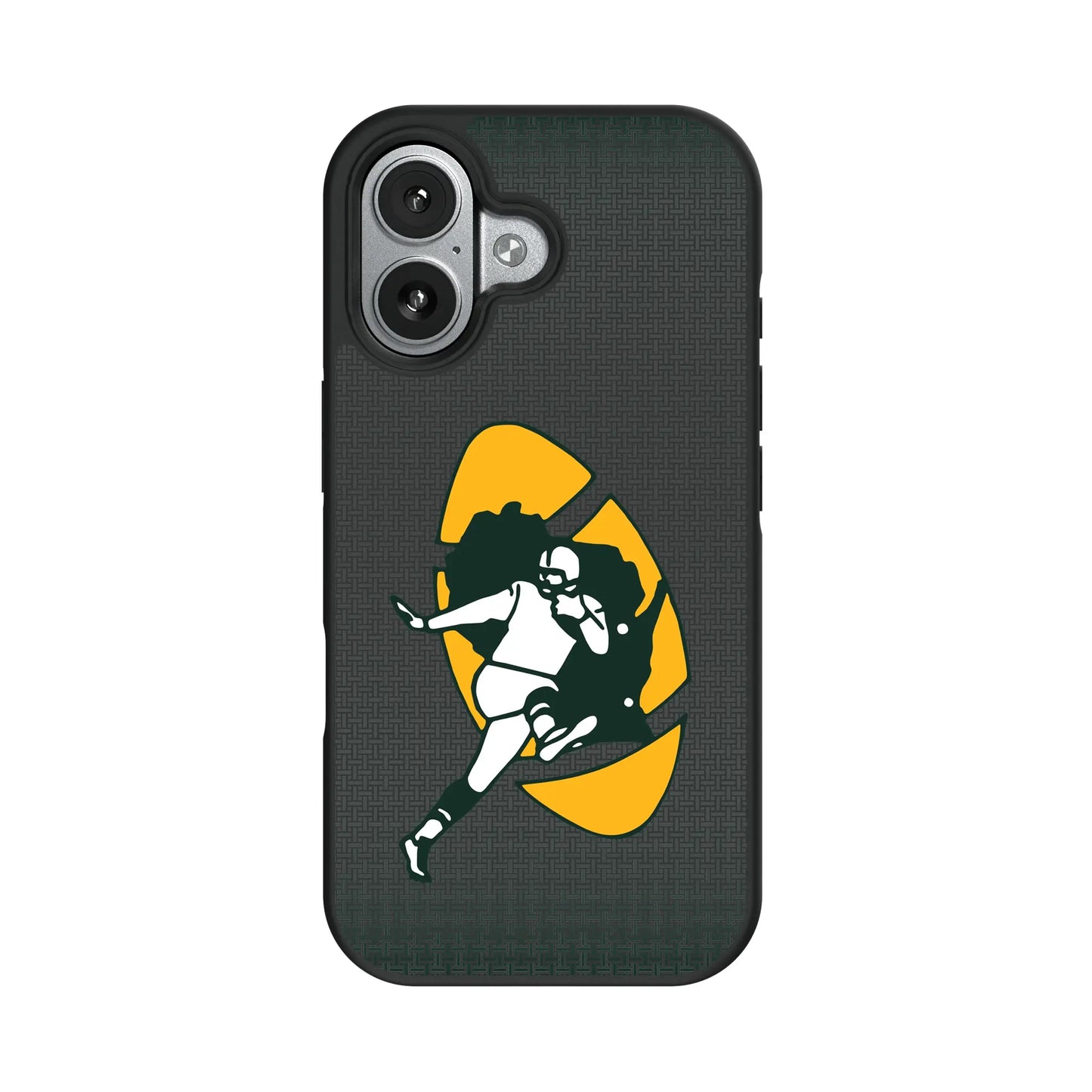 Green Bay Packers Historic Collection Linen Bump Phone Case for Apple iPhone