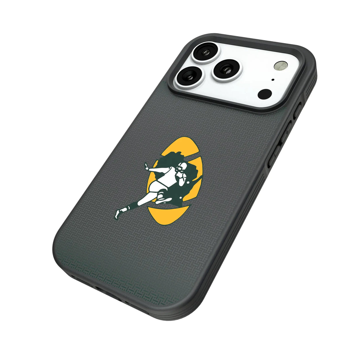 Green Bay Packers Historic Collection Linen Bump Phone Case for Apple iPhone