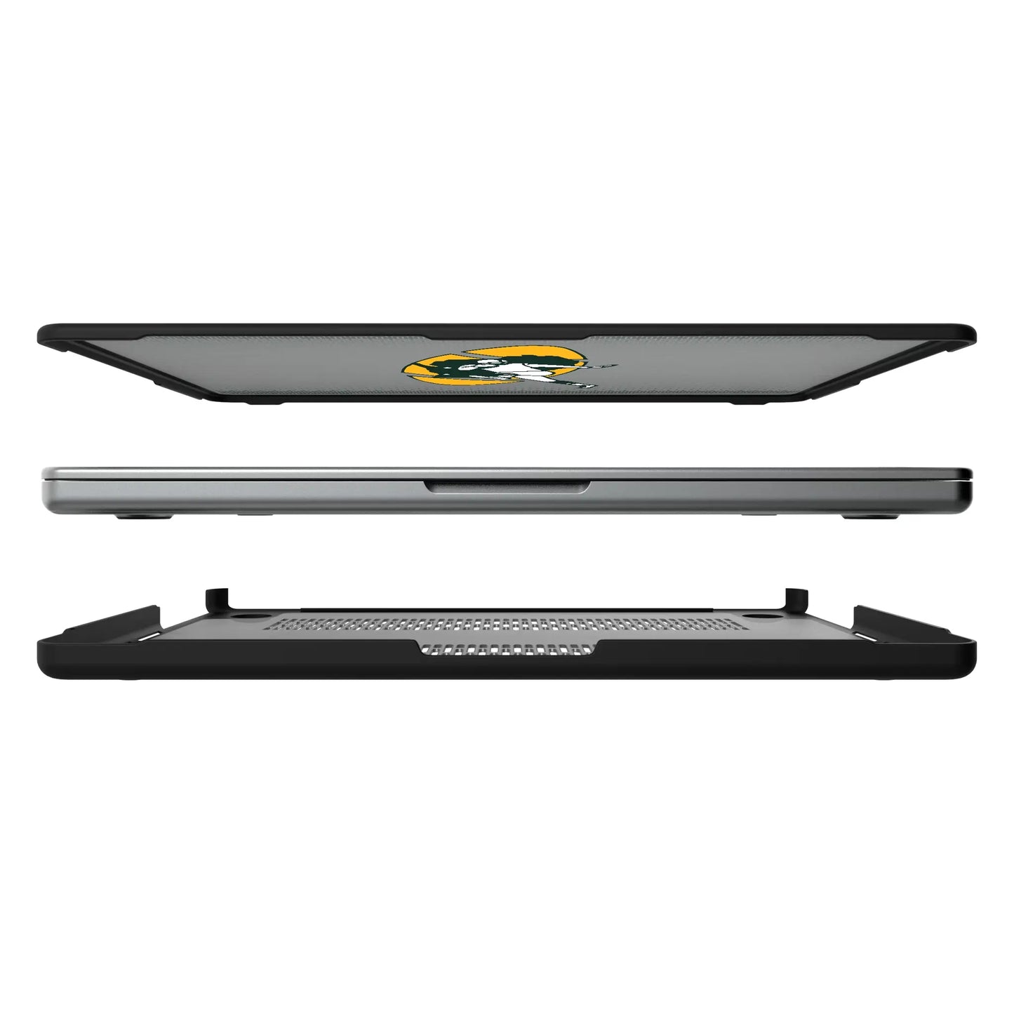 Green Bay Packers Historic Collection Linen Laptop Case for Apple MacBook