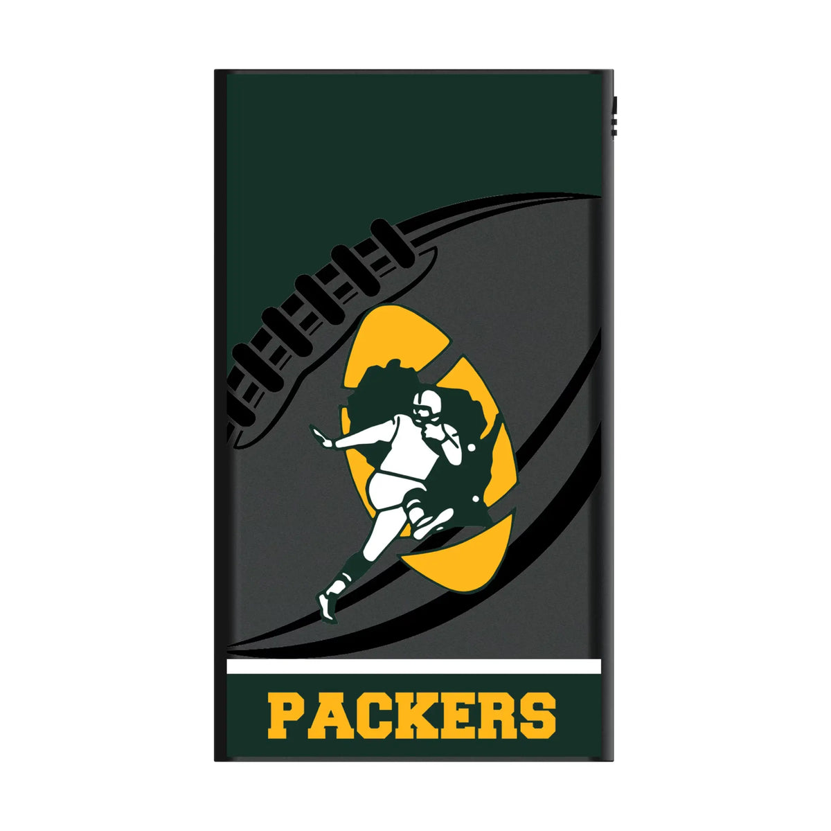 Green Bay Packers Historic Collection Passtime 5000mAh Flat Powerbank