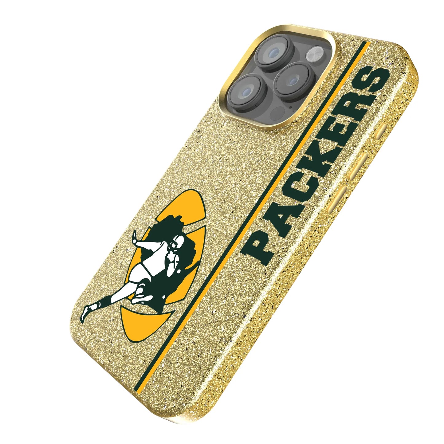 Green Bay Packers Historic Collection Sidebar Bling Phone Case for Apple iPhone
