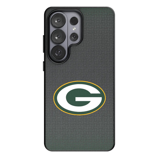 Green Bay Packers Linen MagSafe Compatible Phone Case for Samsung Galaxy