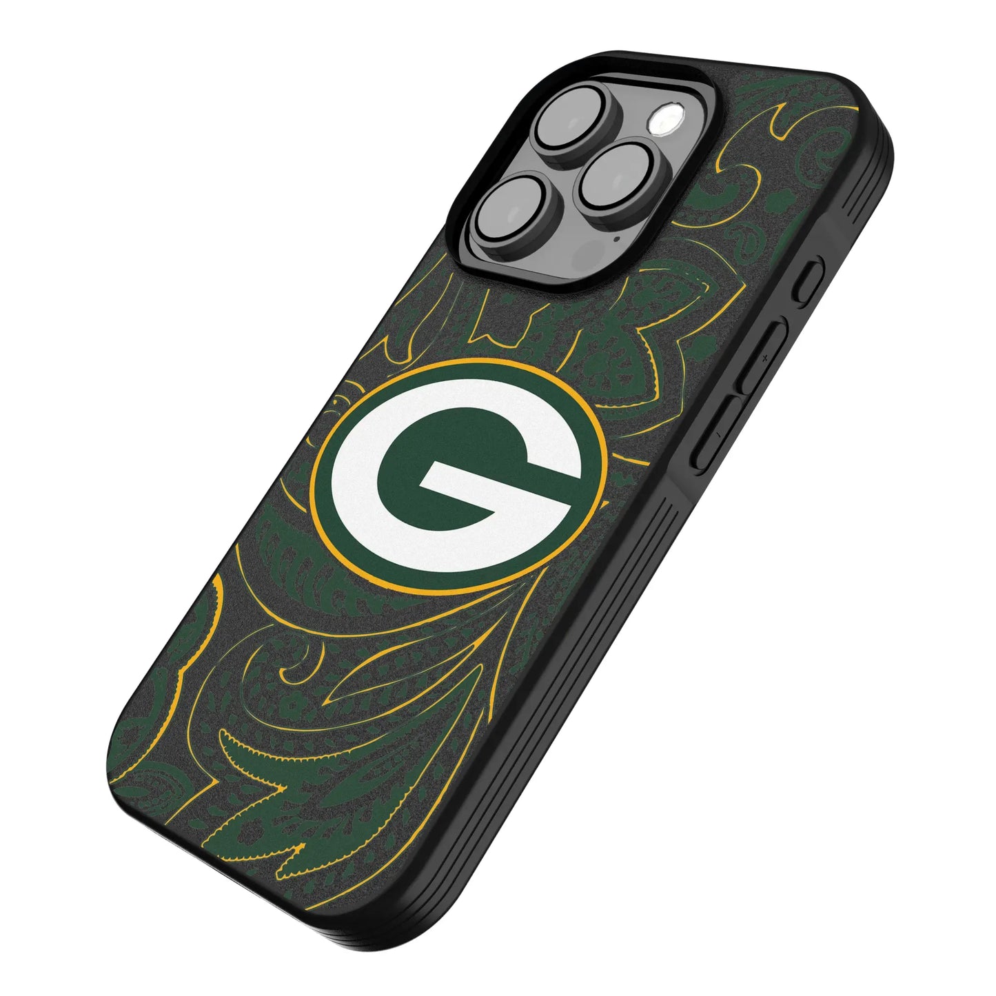 Green Bay Packers Paisley Bump Phone Case for Apple iPhone