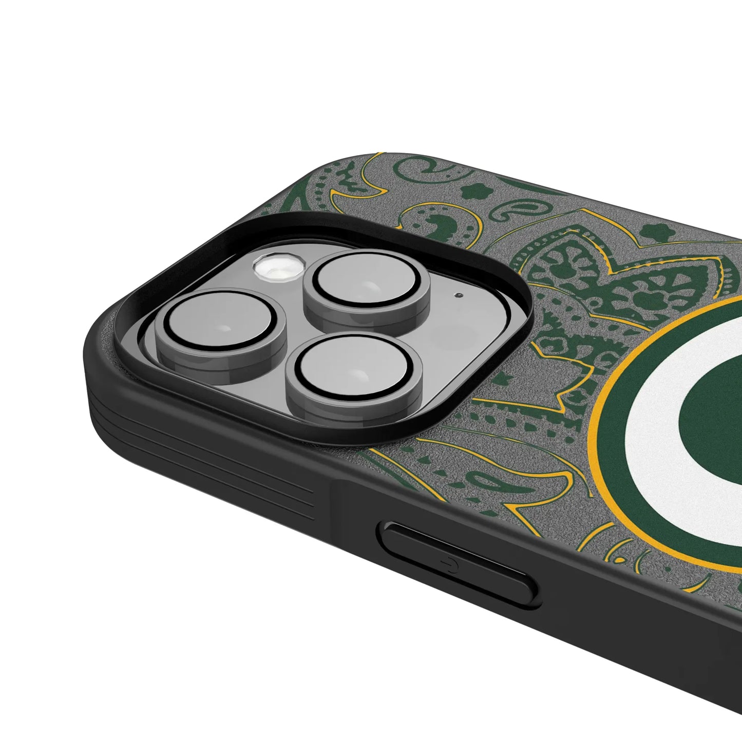 Green Bay Packers Paisley Bump Phone Case for Apple iPhone