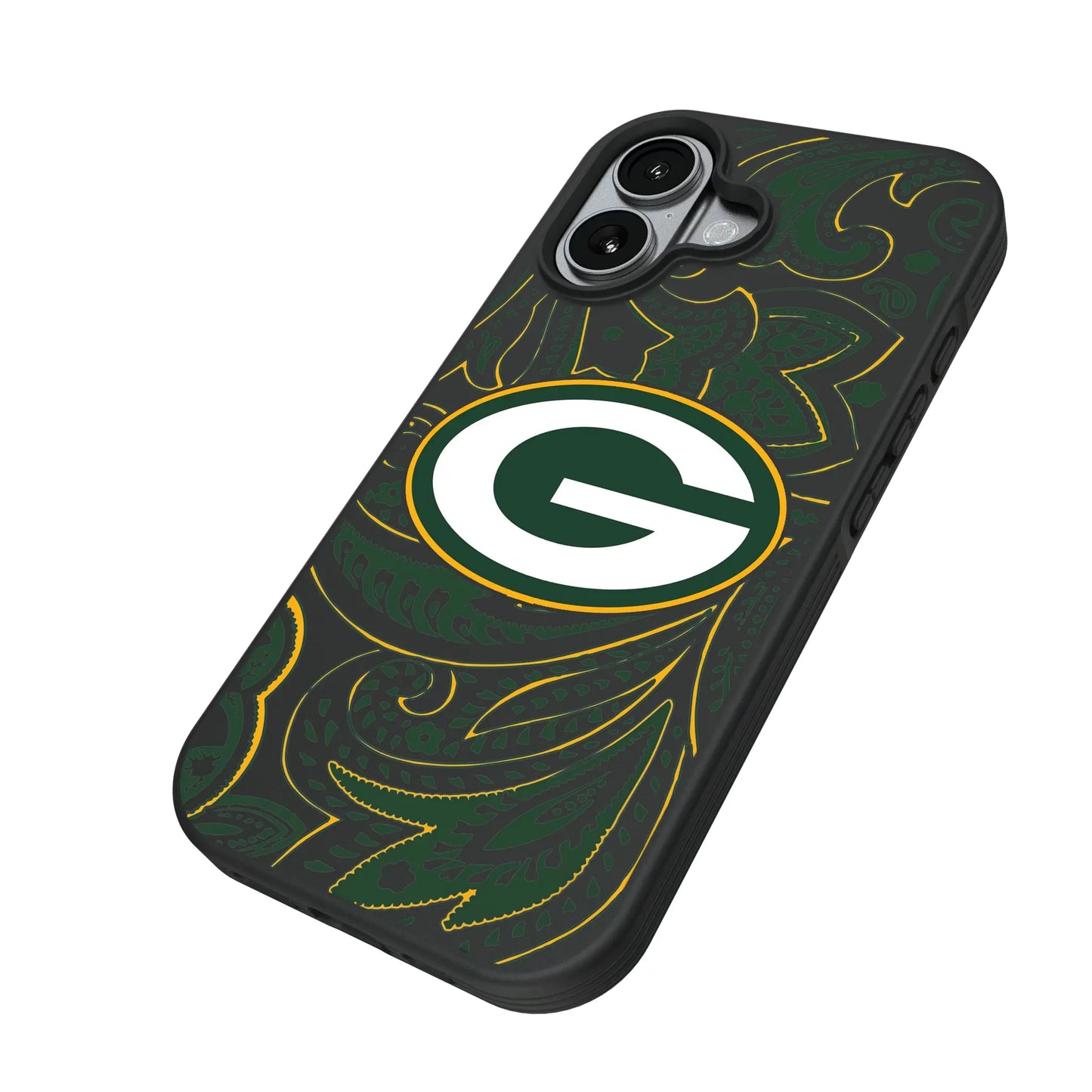Green Bay Packers Paisley Bump Phone Case for Apple iPhone