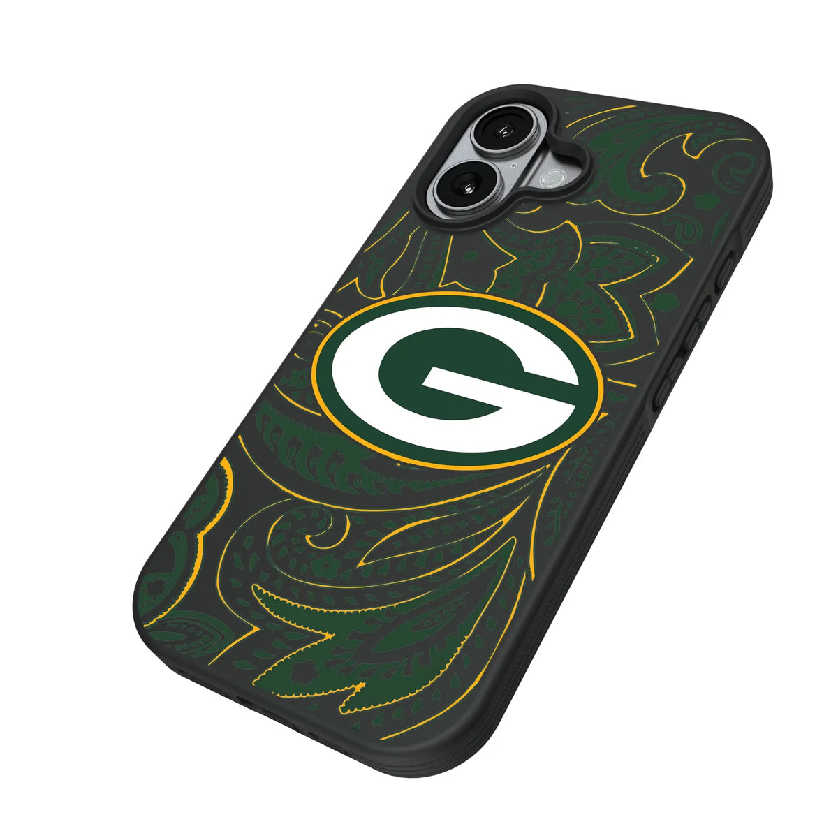 Green Bay Packers Paisley Bump Phone Case for Apple iPhone