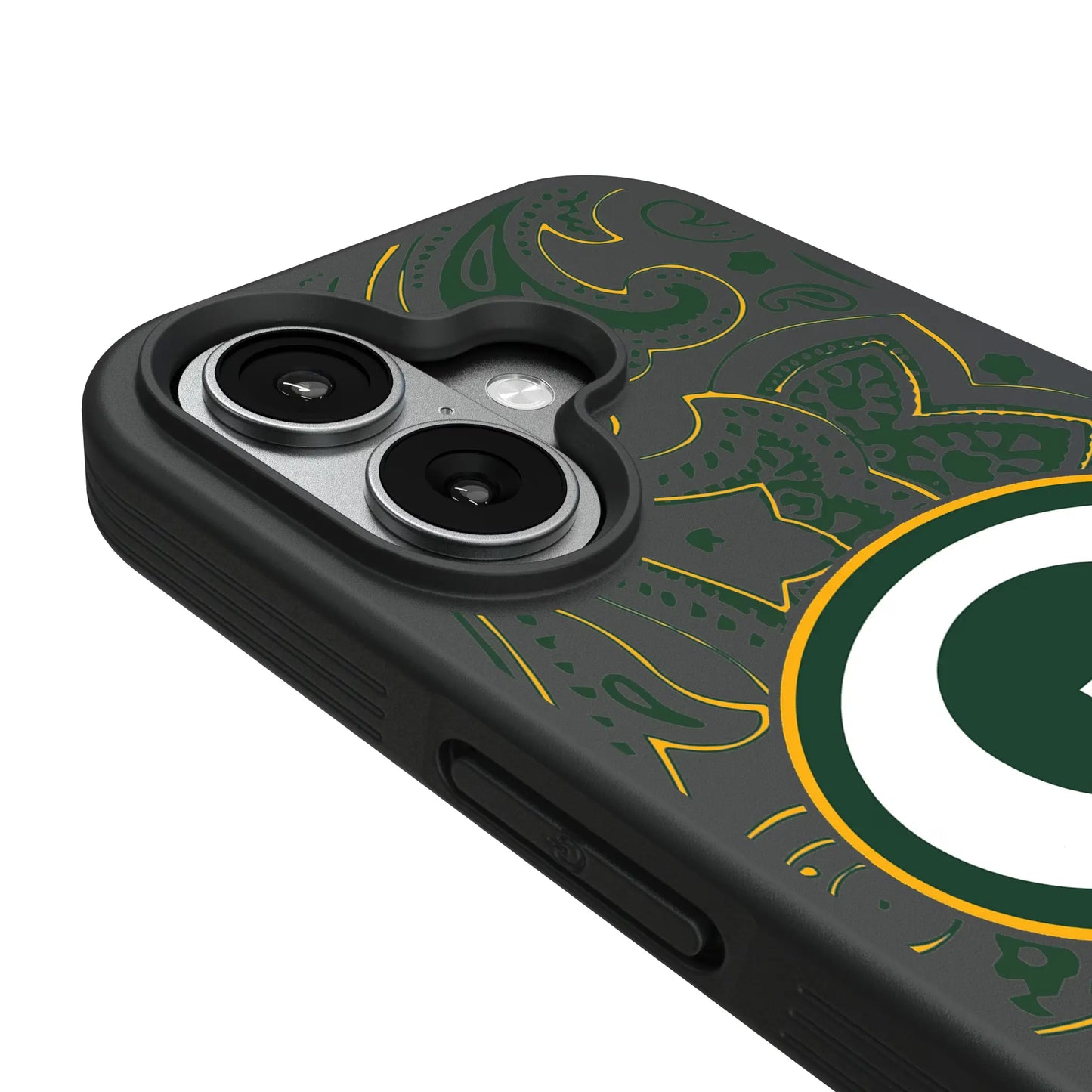 Green Bay Packers Paisley Bump Phone Case for Apple iPhone