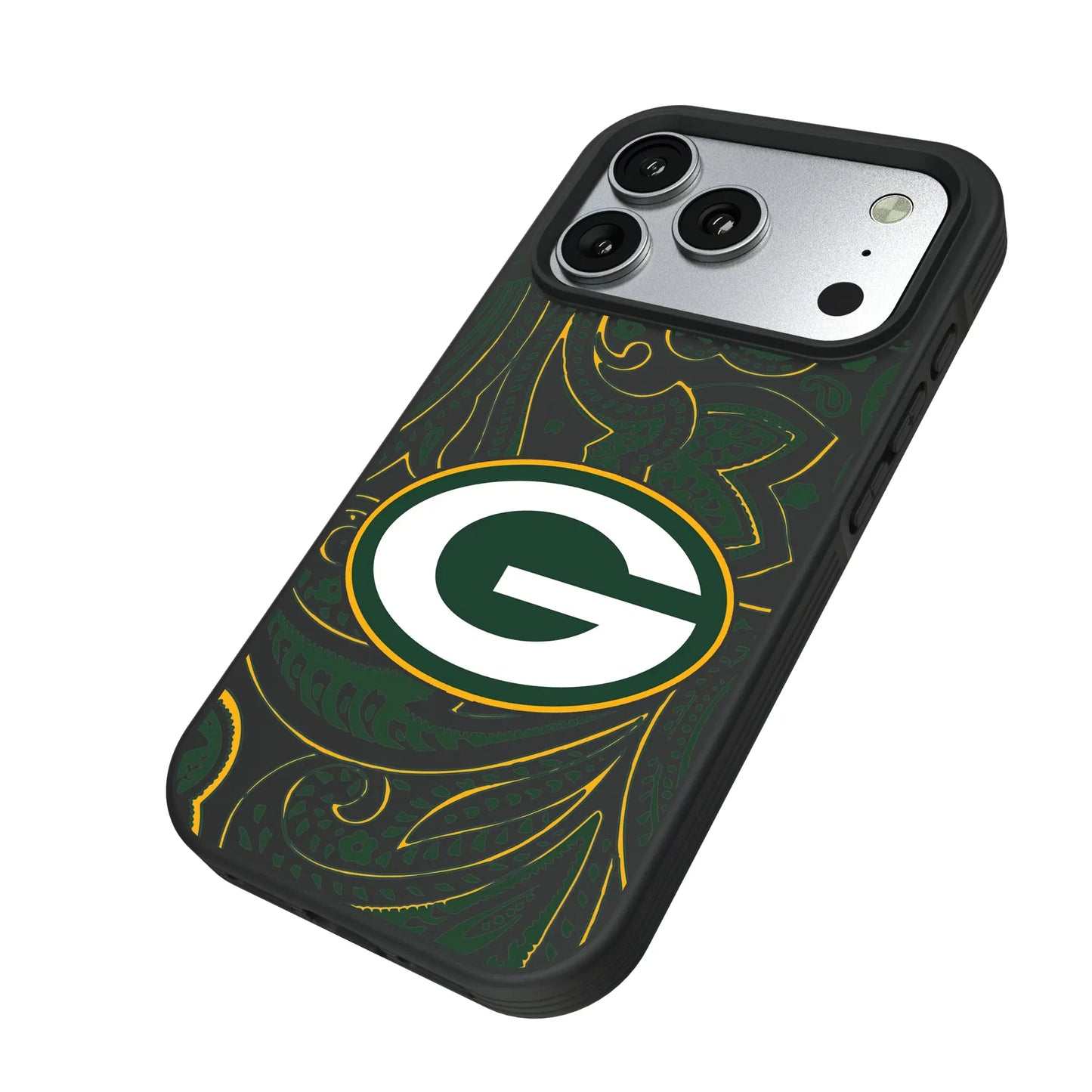 Green Bay Packers Paisley Bump Phone Case for Apple iPhone