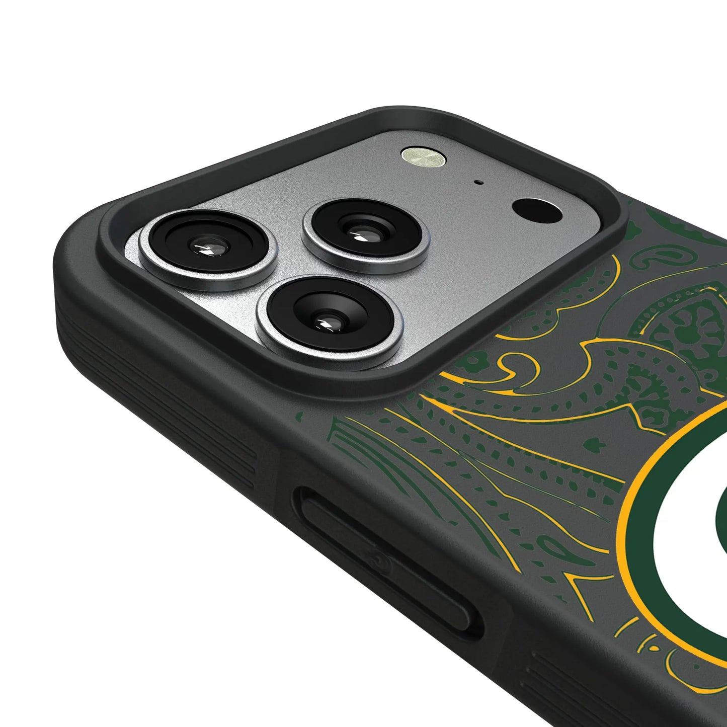 Green Bay Packers Paisley Bump Phone Case for Apple iPhone