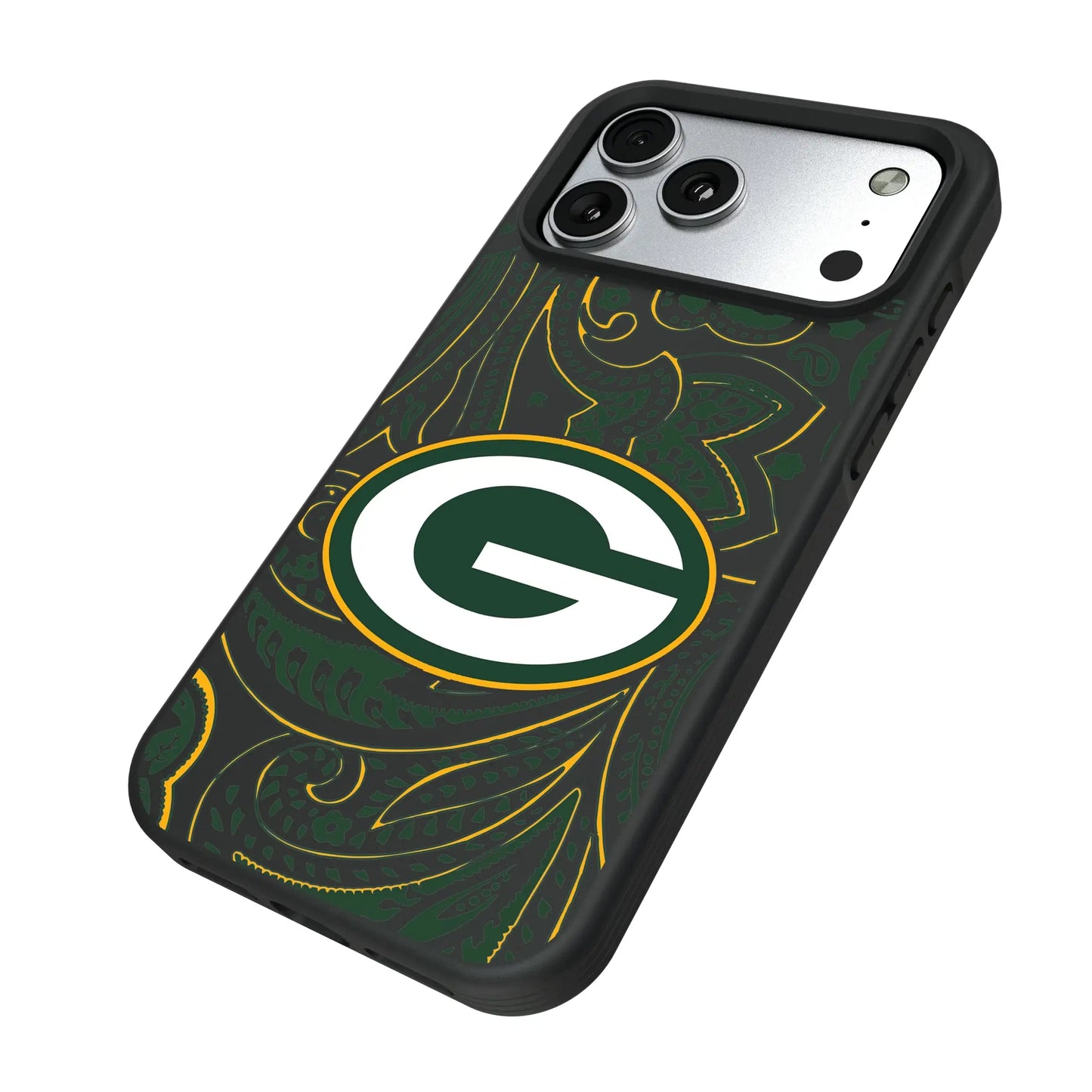 Green Bay Packers Paisley Bump Phone Case for Apple iPhone