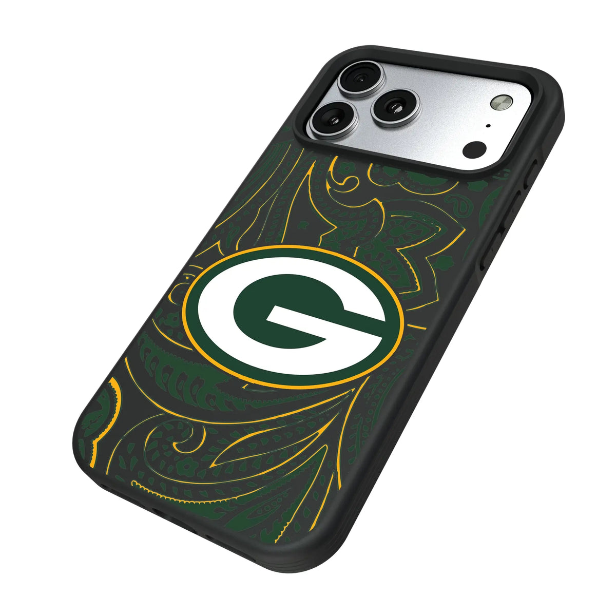 Green Bay Packers Paisley Bump Phone Case for Apple iPhone