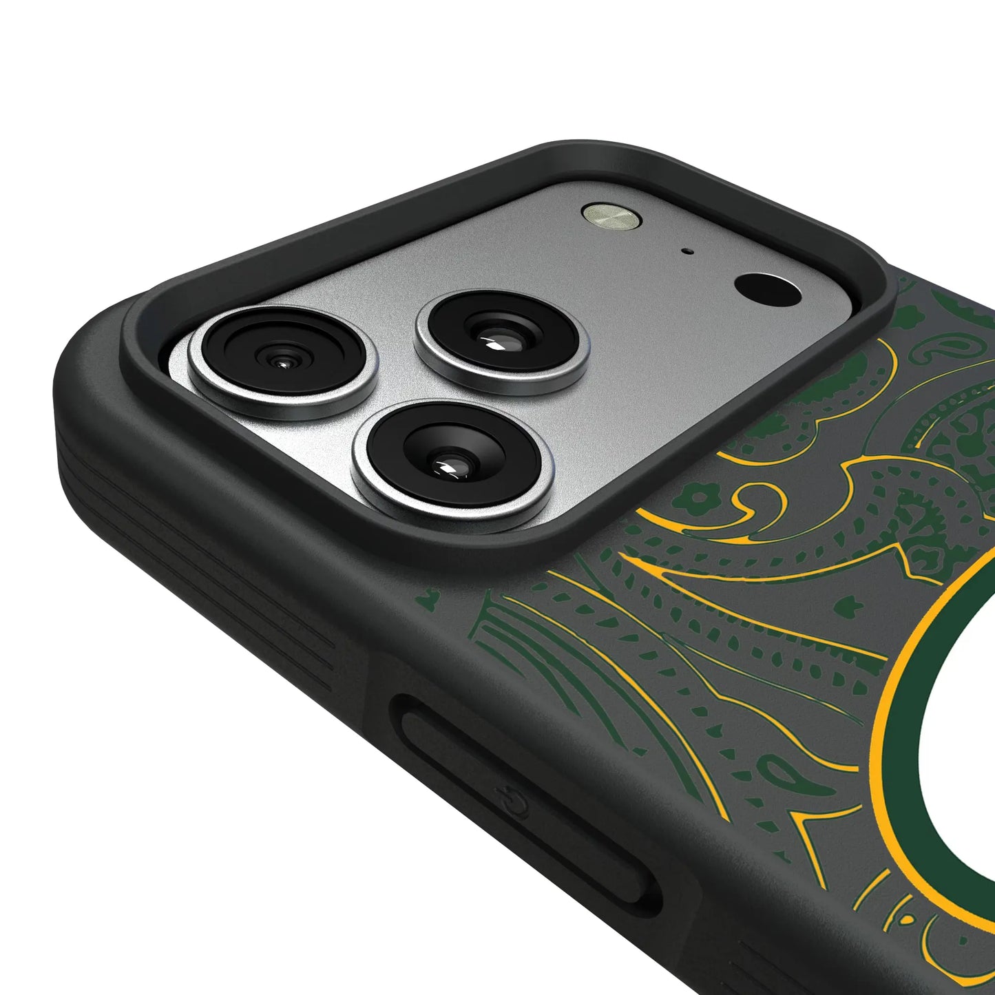 Green Bay Packers Paisley Bump Phone Case for Apple iPhone