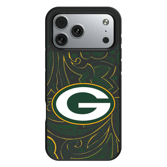 Green Bay Packers Paisley Bump Phone Case for Apple iPhone