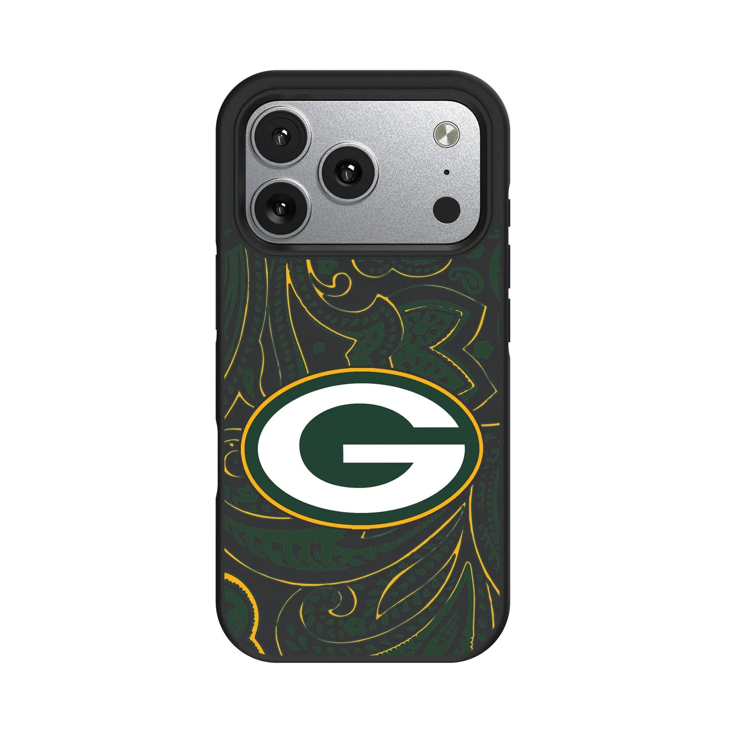 Green Bay Packers Paisley Bump Phone Case for Apple iPhone