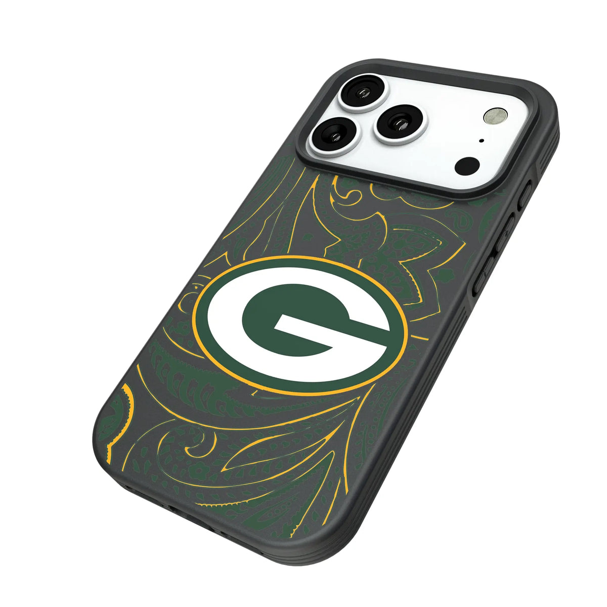Green Bay Packers Paisley Bump Phone Case for Apple iPhone