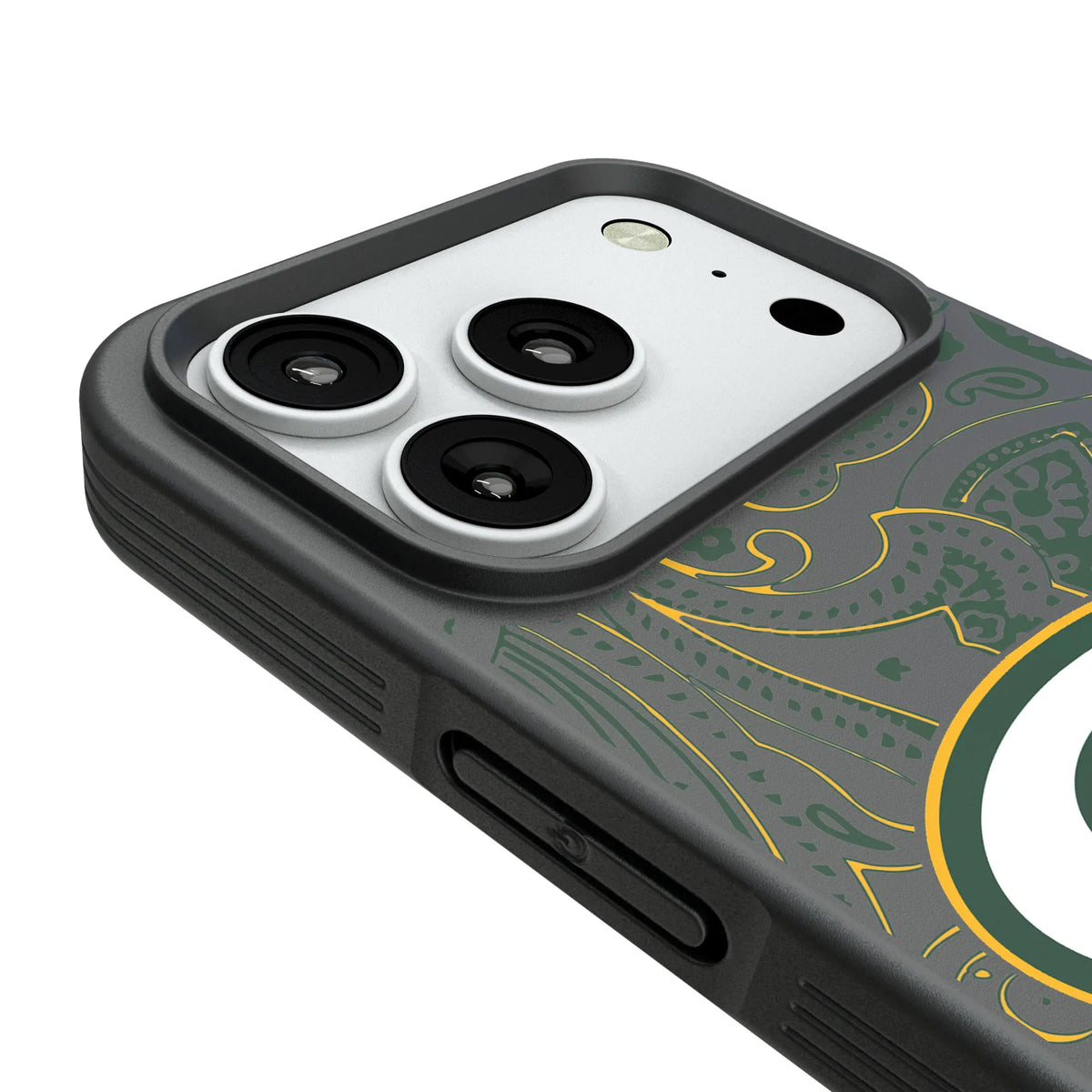 Green Bay Packers Paisley Bump Phone Case for Apple iPhone