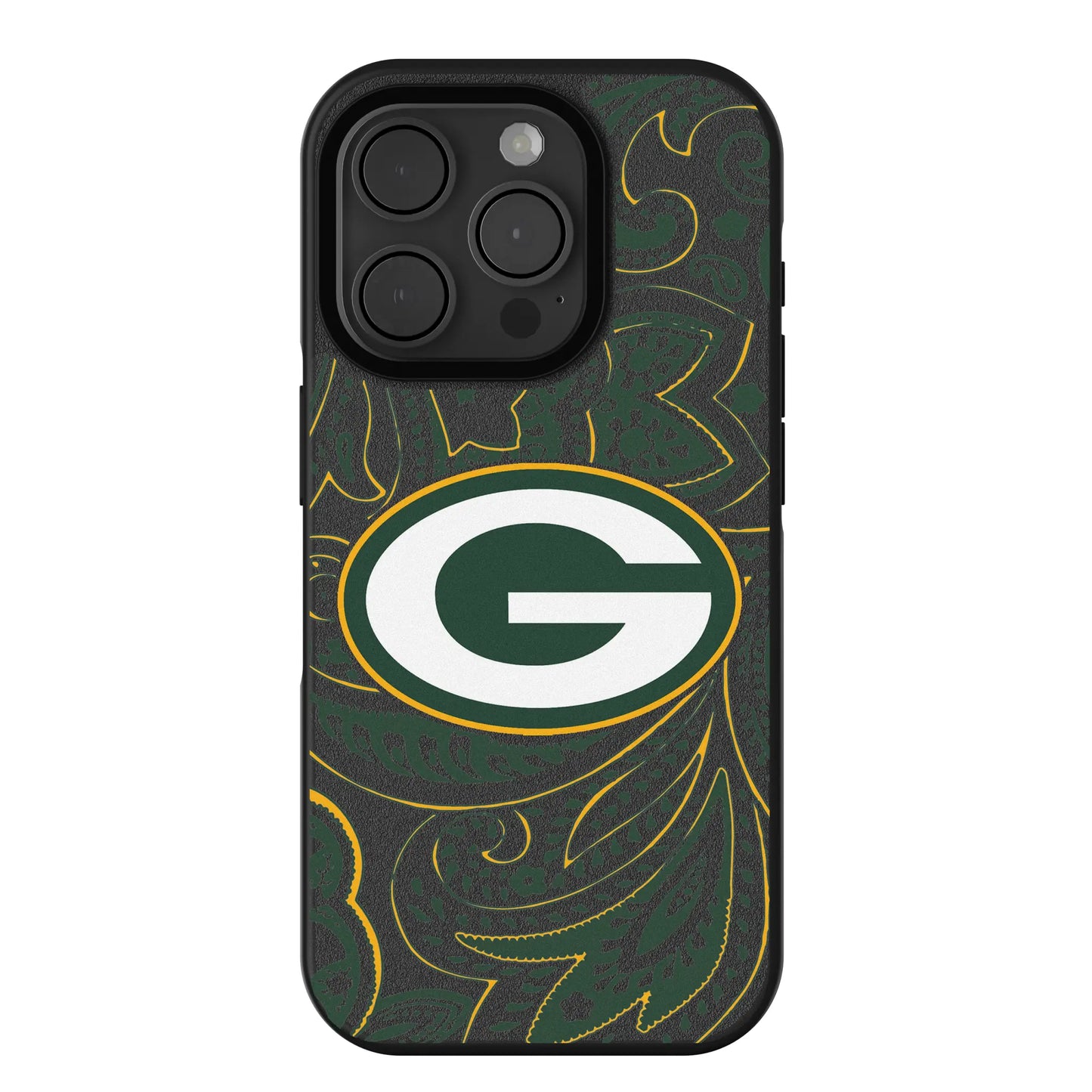 Green Bay Packers Paisley Bump Phone Case for Apple iPhone
