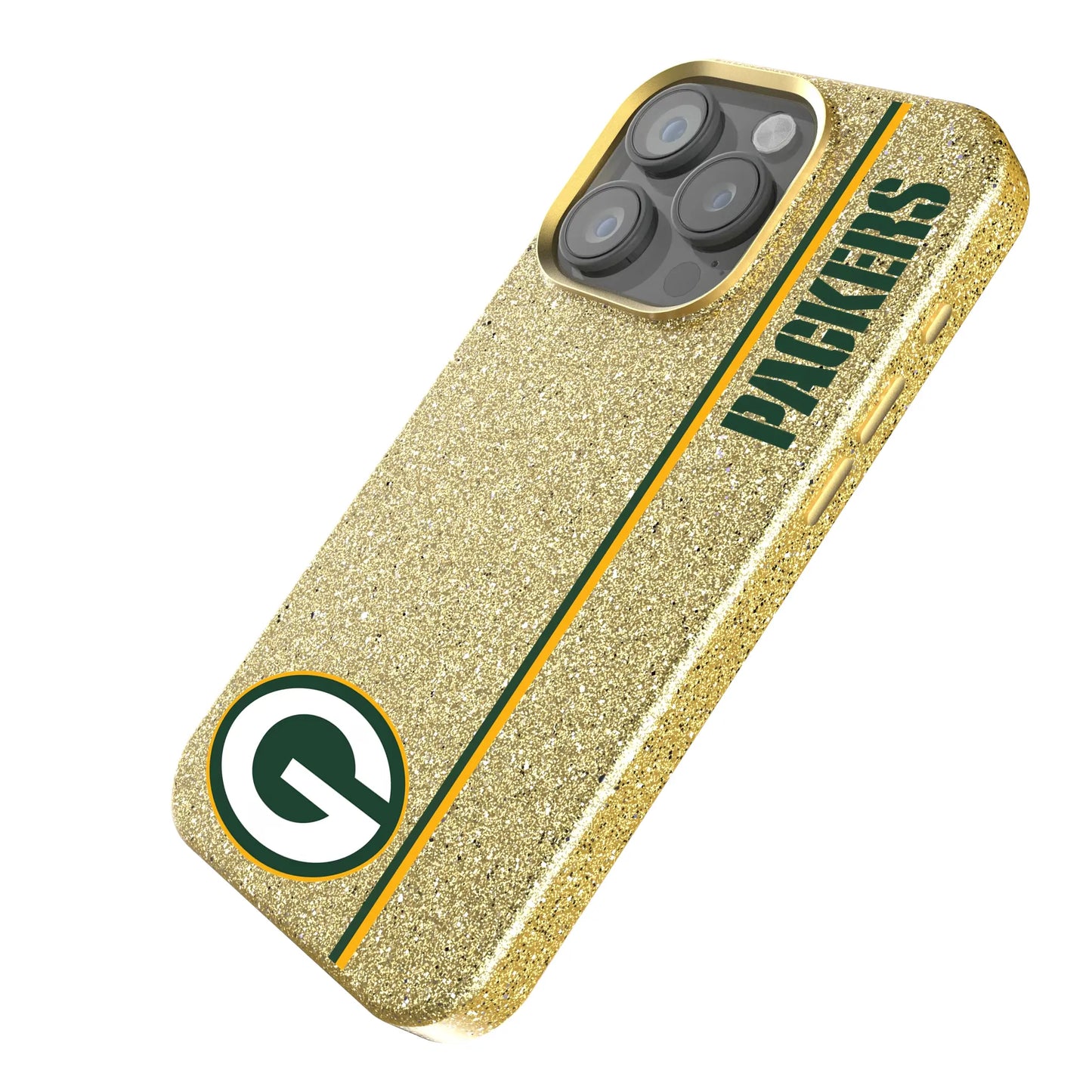 Green Bay Packers Sidebar Bling Phone Case for Apple iPhone