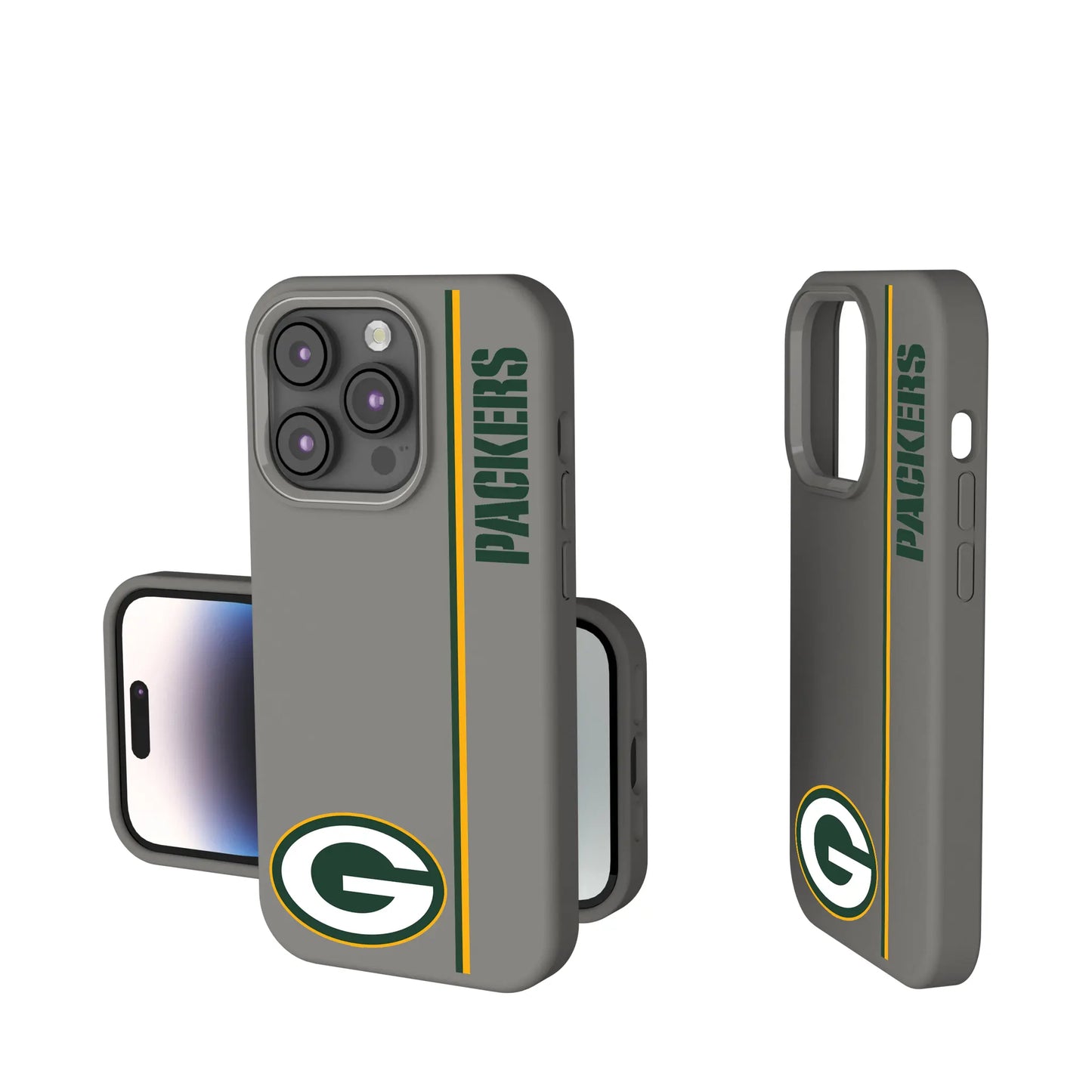 Green Bay Packers Sidebar Soft Touch Phone Case for Apple iPhone