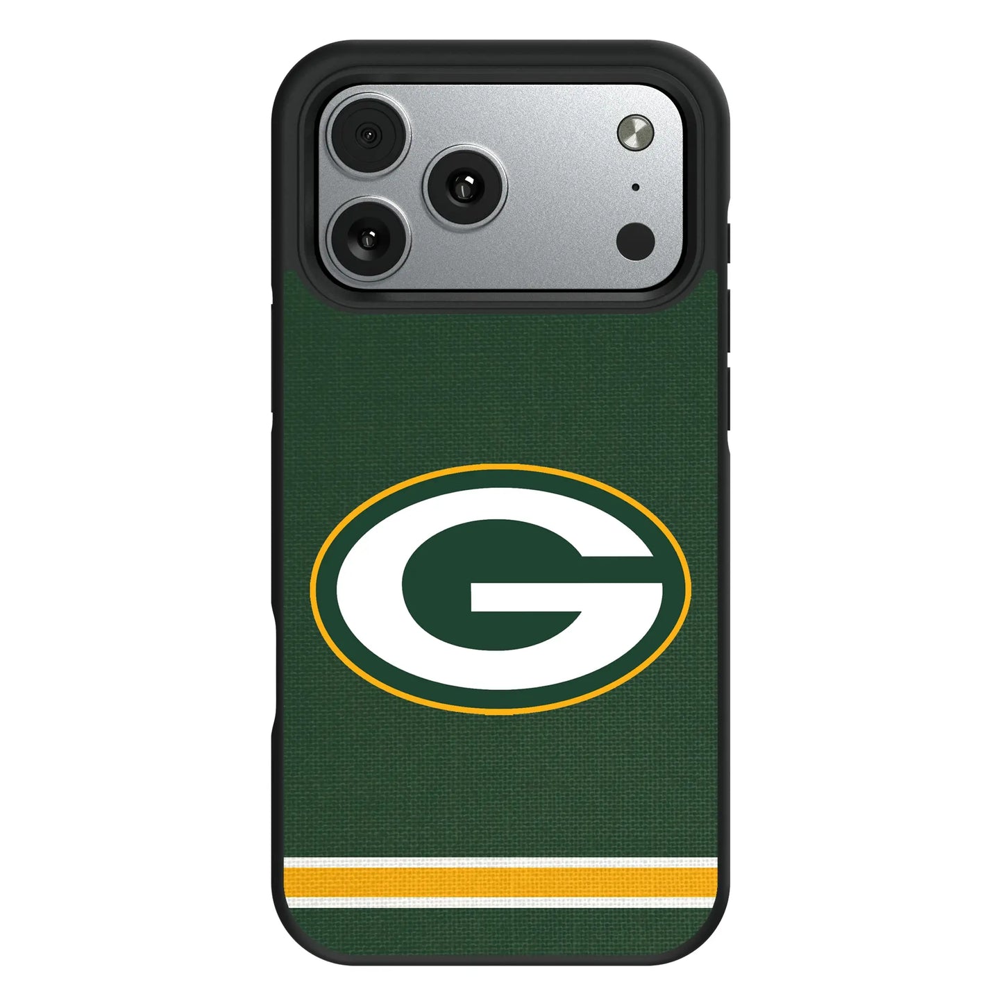 Green Bay Packers Stripe Bump Phone Case for Apple iPhone
