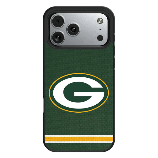 Green Bay Packers Stripe Bump Phone Case for Apple iPhone