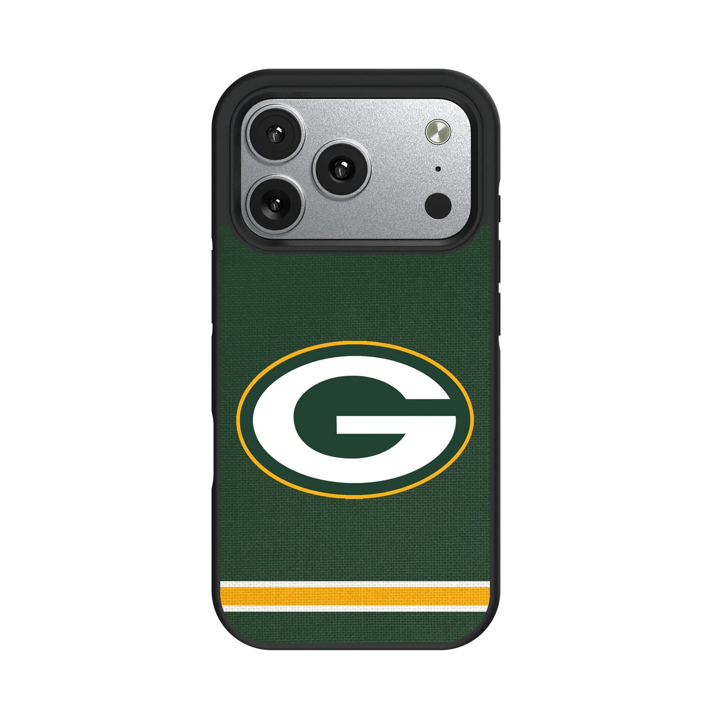 Green Bay Packers Stripe Bump Phone Case for Apple iPhone