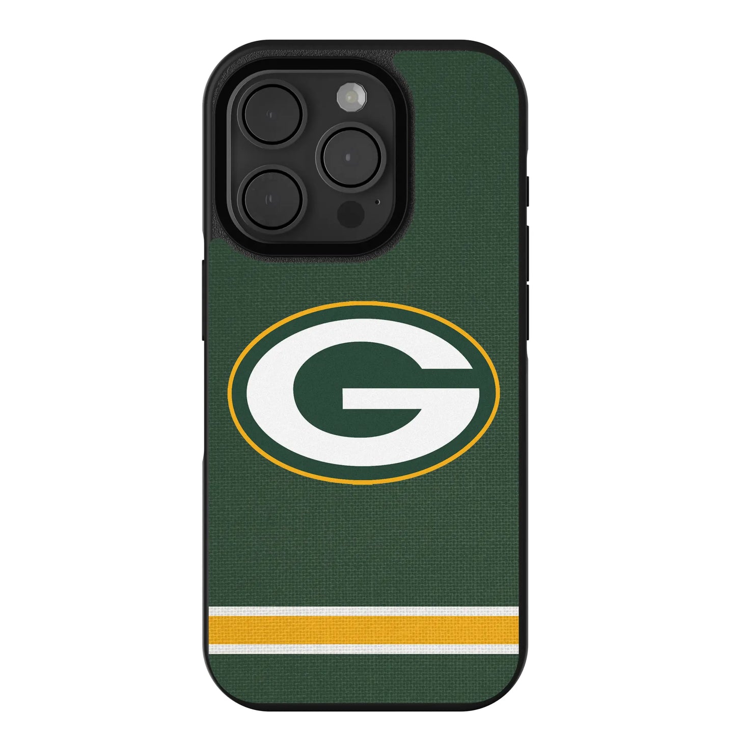 Green Bay Packers Stripe Bump Phone Case for Apple iPhone