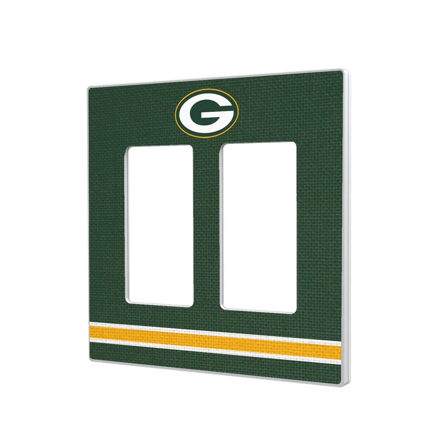 Green Bay Packers Stripe Hidden-Screw Light Switch Plate