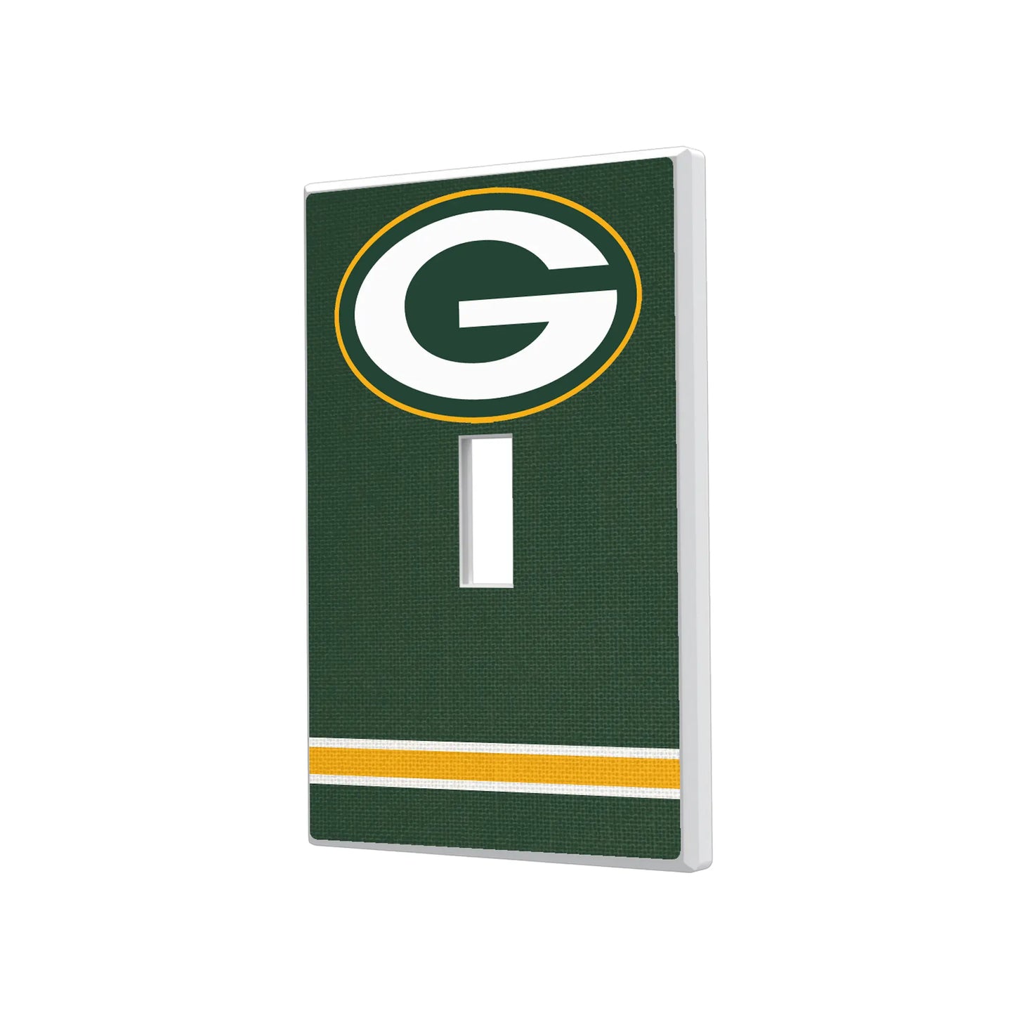 Green Bay Packers Stripe Hidden-Screw Light Switch Plate