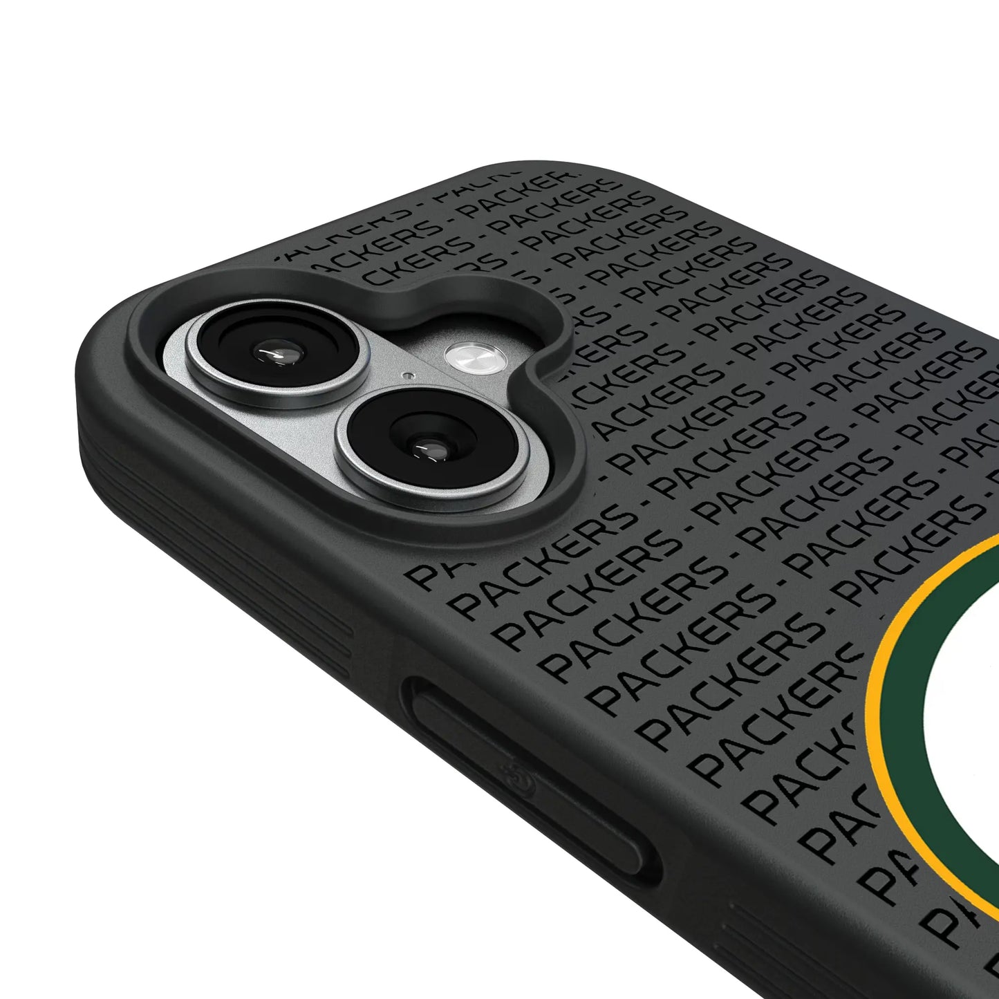 Green Bay Packers Text Backdrop Bump Phone Case for Apple iPhone