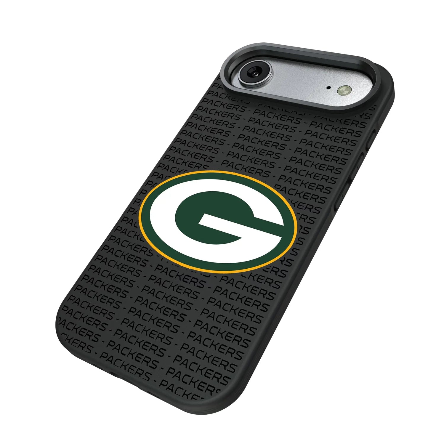 Green Bay Packers Text Backdrop Bump Phone Case for Apple iPhone