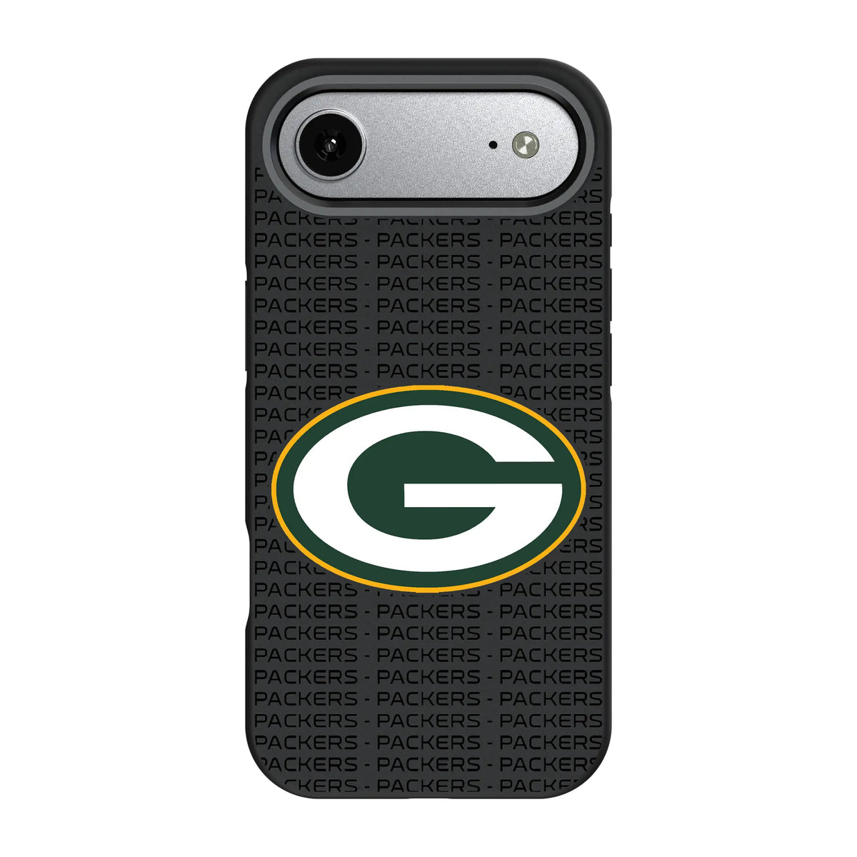 Green Bay Packers Text Backdrop Bump Phone Case for Apple iPhone