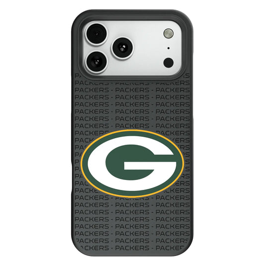 Green Bay Packers Text Backdrop Bump Phone Case for Apple iPhone