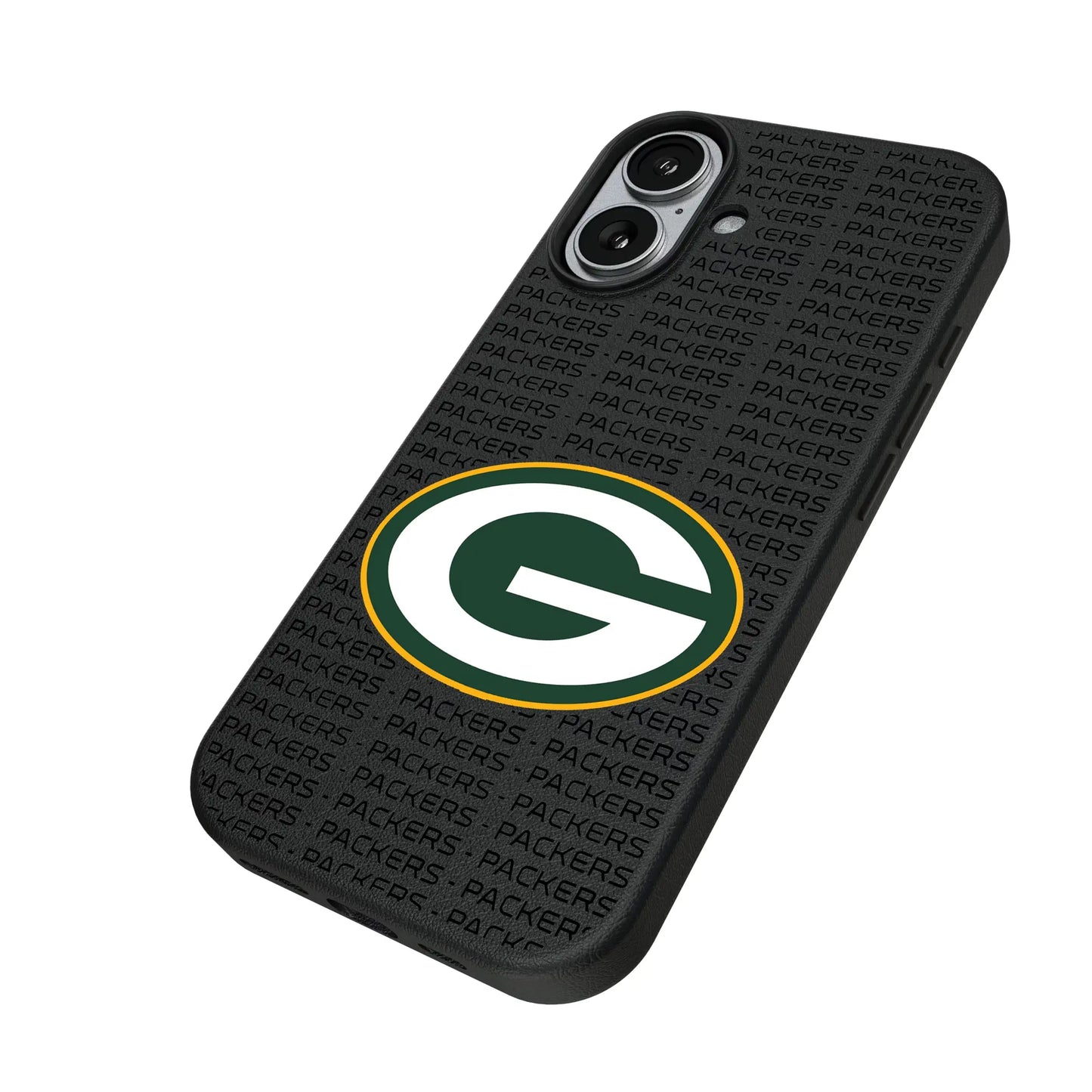 Green Bay Packers Text Backdrop MagSafe Compatible Phone Case for Apple iPhone