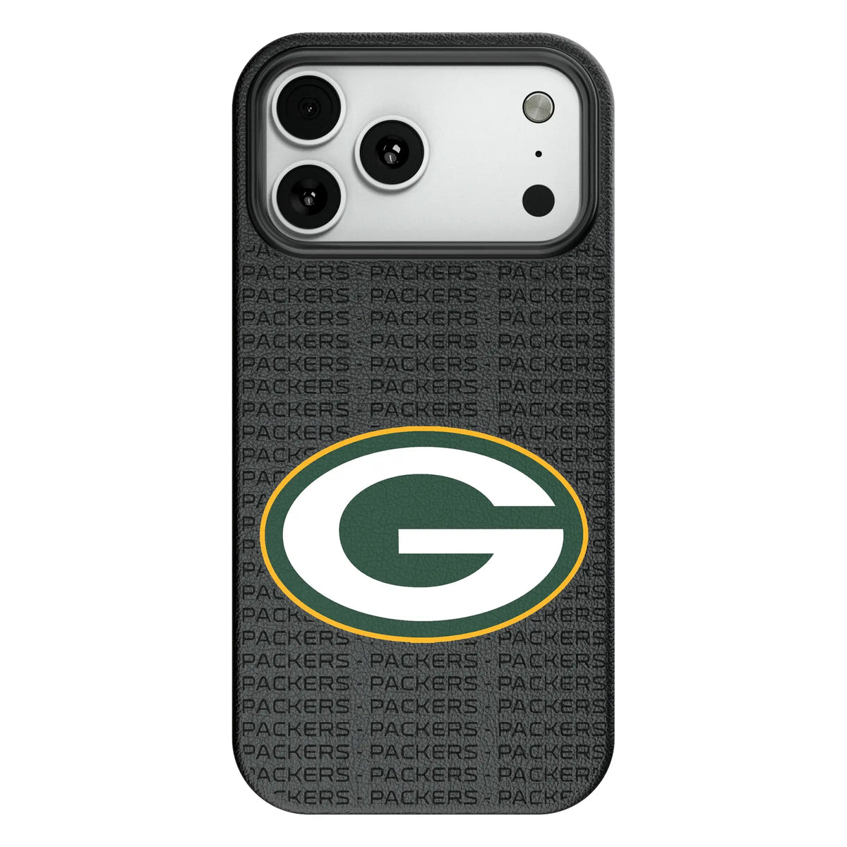 Green Bay Packers Text Backdrop MagSafe Compatible Phone Case for Apple iPhone