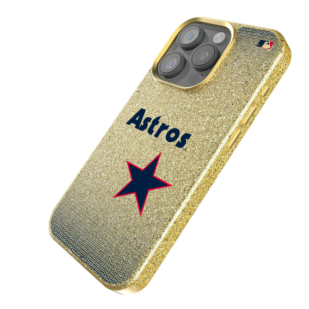 Houston Astros 1975-1981 - Cooperstown Collection Linen Bling Phone Case for Apple iPhone
