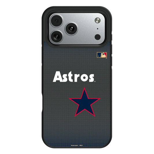 Houston Astros 1975-1981 - Cooperstown Collection Linen Bump Phone Case for Apple iPhone