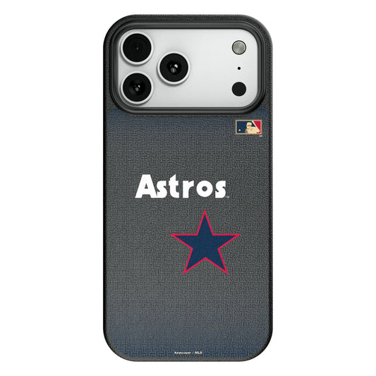 Houston Astros 1975-1981 - Cooperstown Collection Linen MagSafe Compatible Phone Case for Apple iPhone